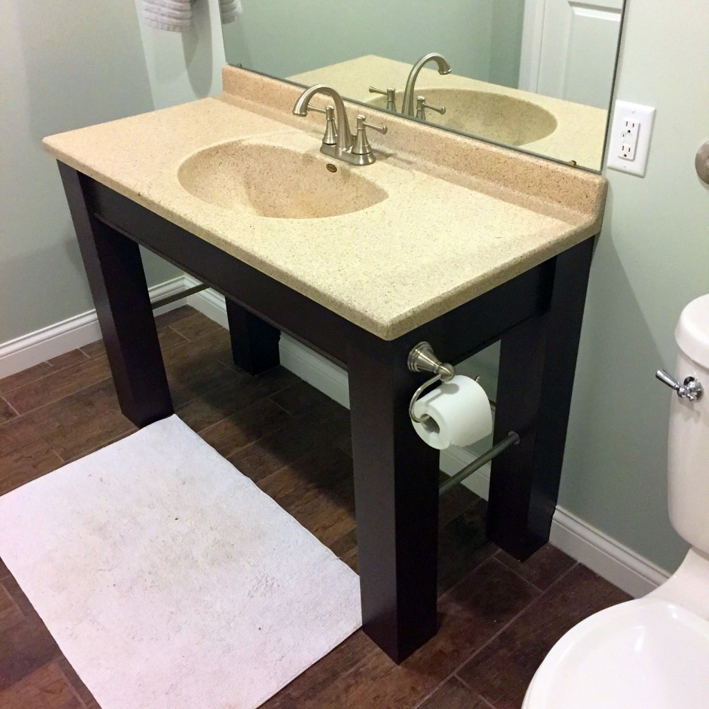 ada bathroom layout double vanity